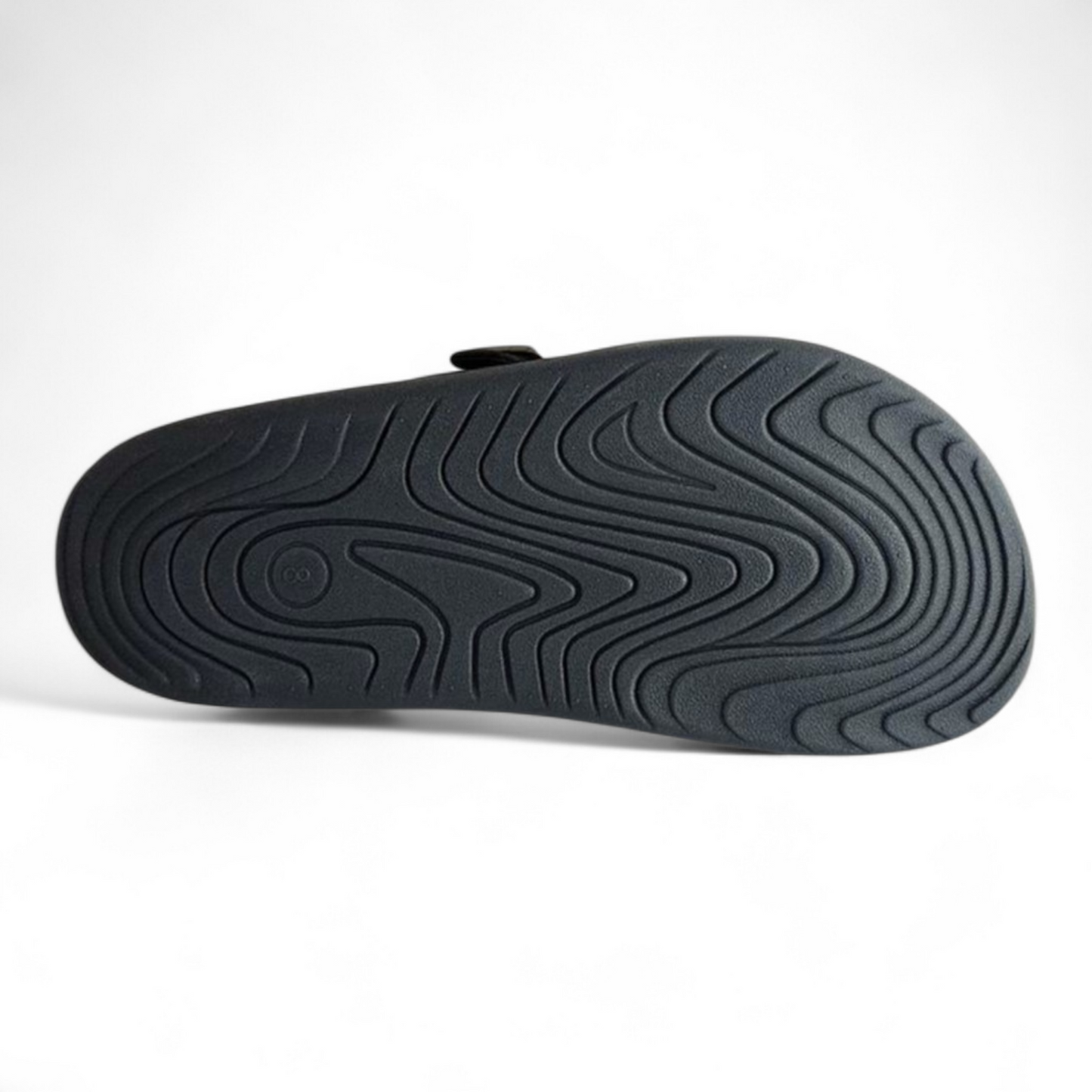 ONSOLE LEO BLACK Men's Slides/Chapple Double-Strap Sandals with Buckle Closure
