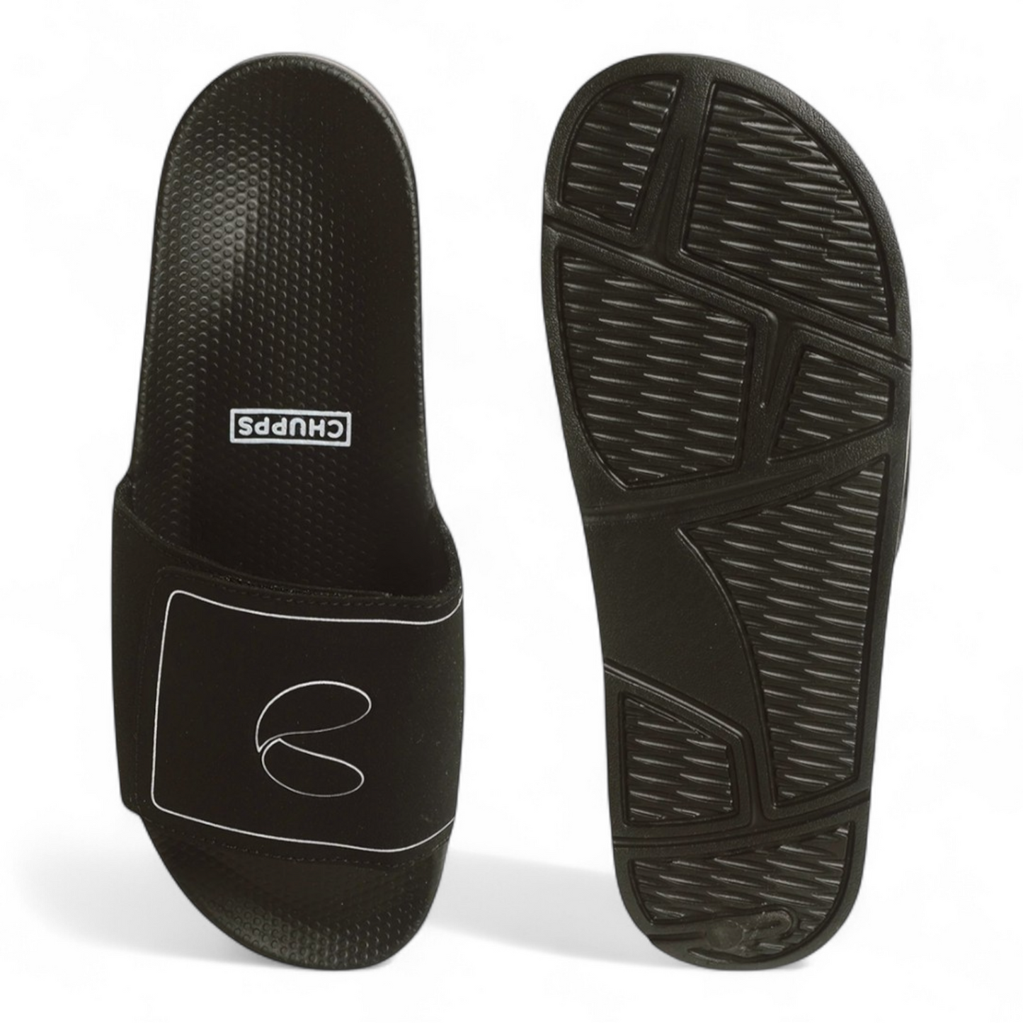 CHUPPS URBANEDGE BLACK Men's Flipflop/Slipper