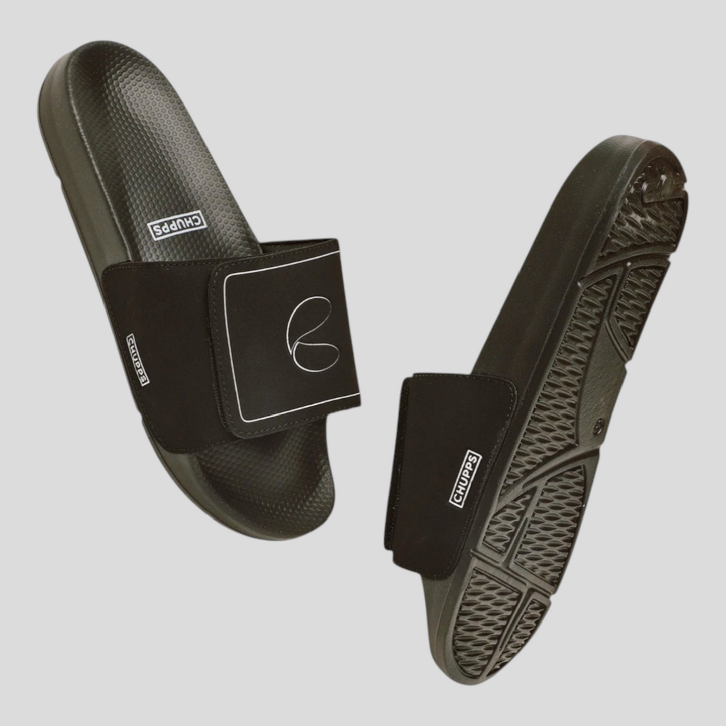 CHUPPS URBANEDGE BLACK Men's Flipflop/Slipper