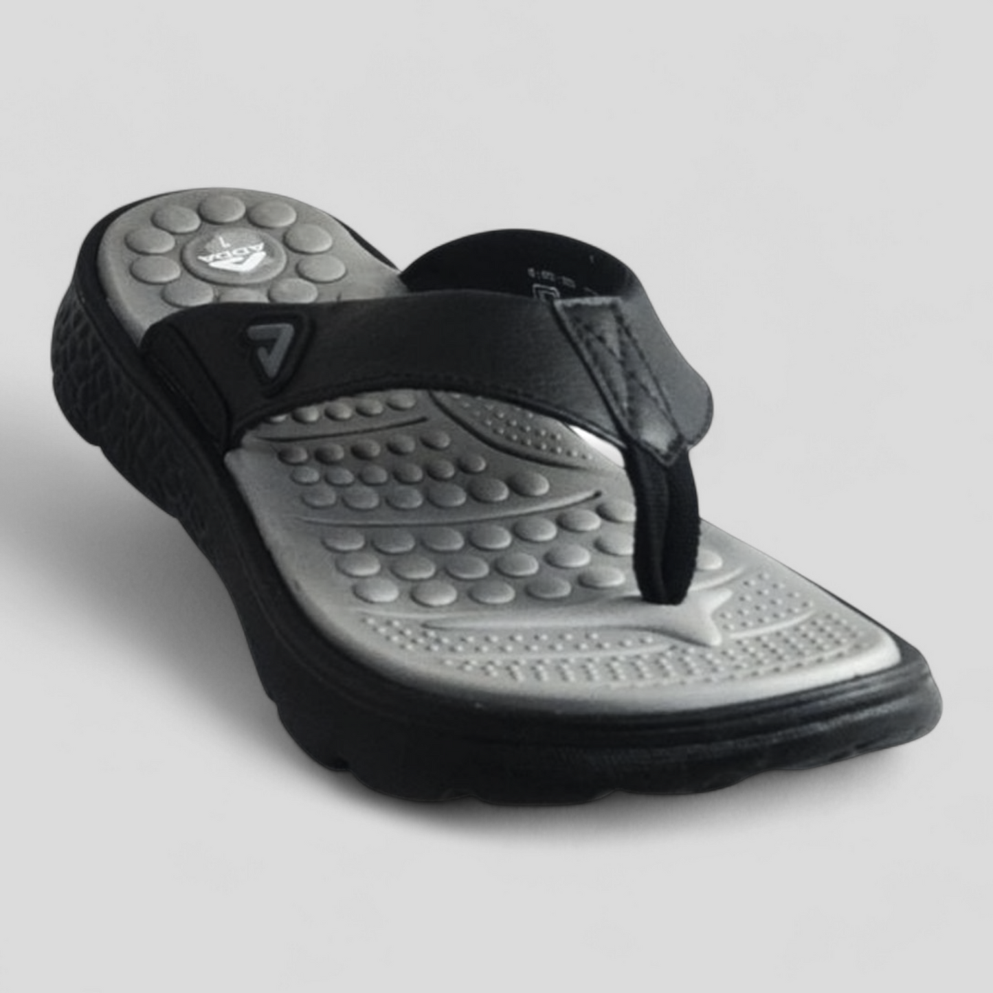ADDA ARROW1 GREY/BLACK Men's Slipper/Chapple/Flip flop