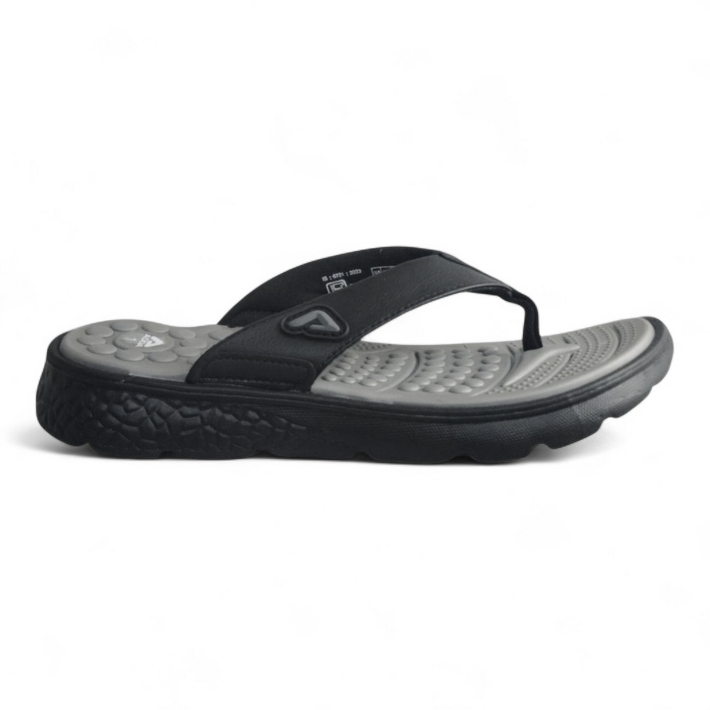 ADDA ARROW1 GREY/BLACK Men's Slipper/Chapple/Flip flop