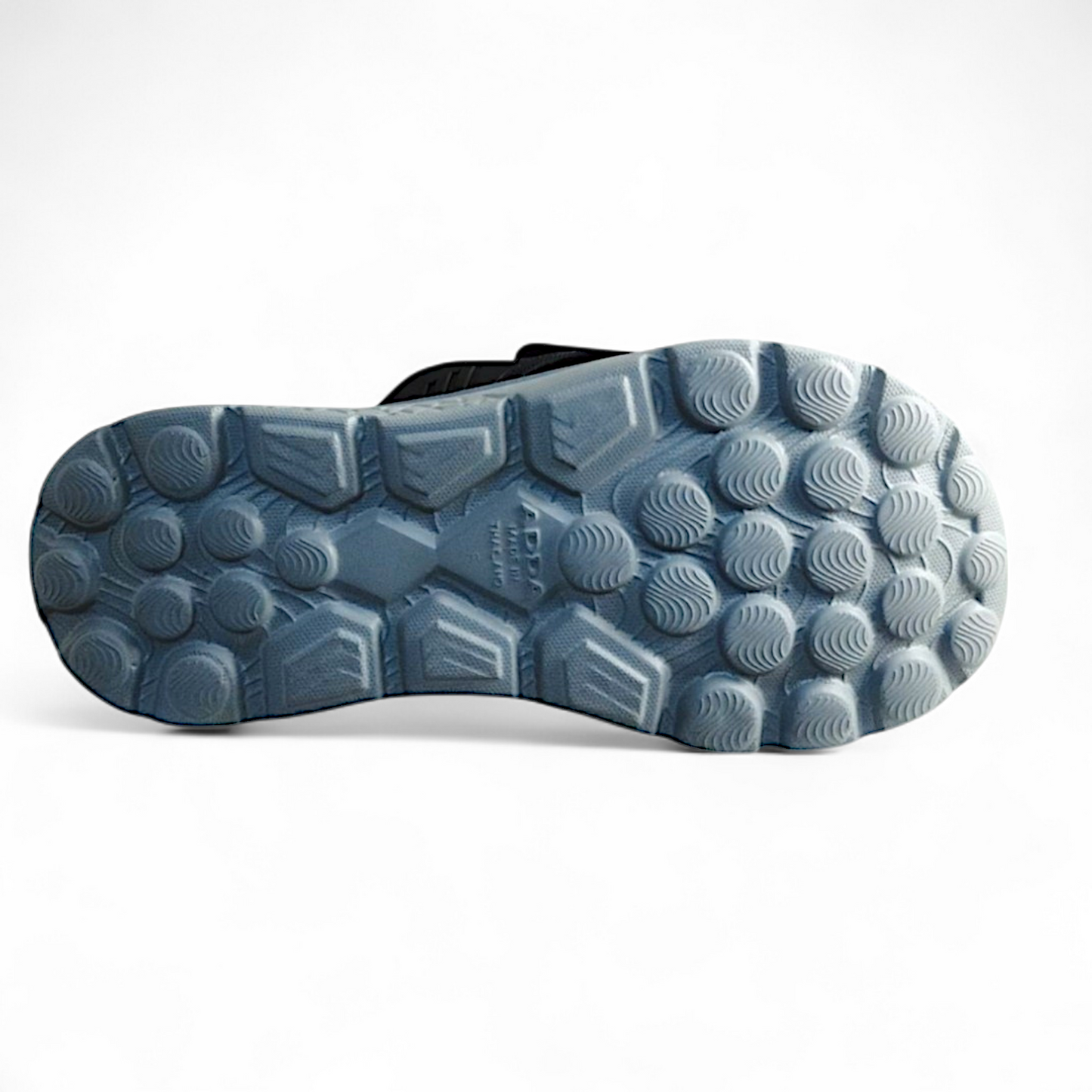 ADDA ICLOUD005 BLACK GREY Men's Flipflop/Slipper