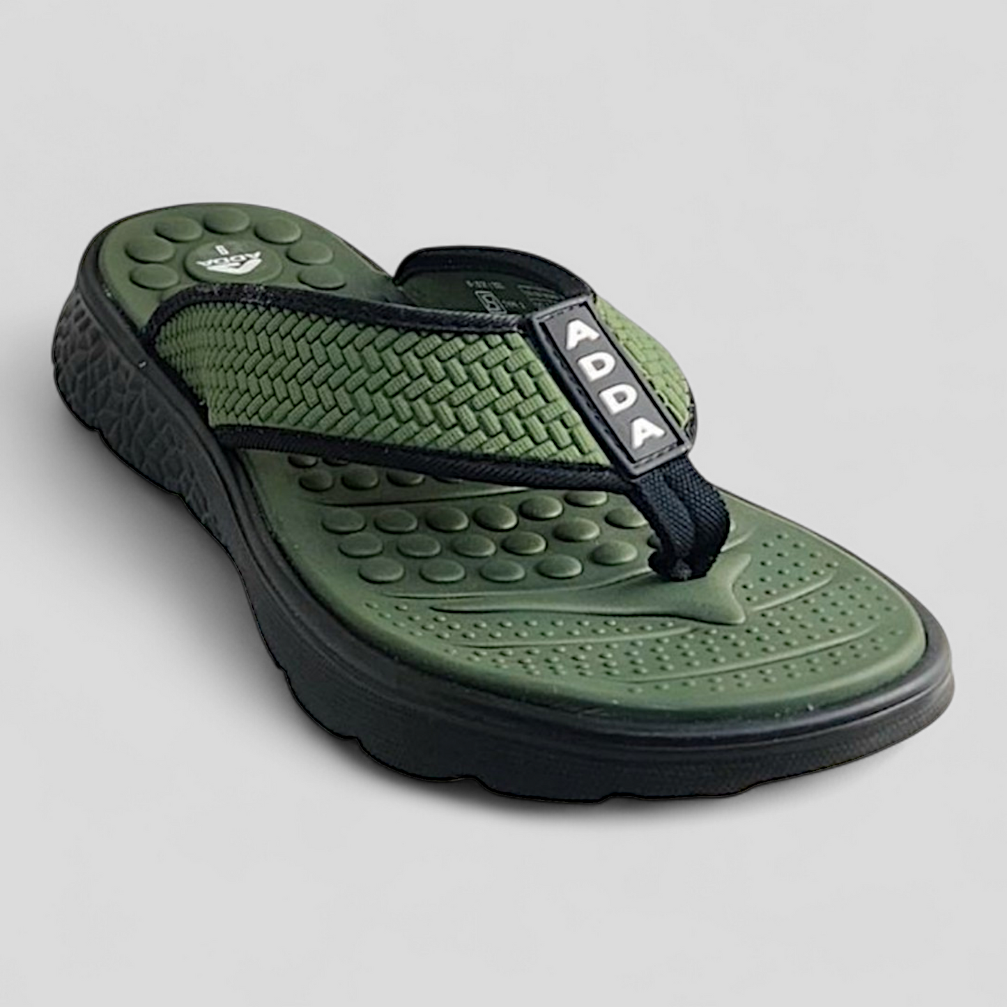 ADDA PACIFIC1 OLIVE/BLACK Men's Slipper/Chapple/Flip flop