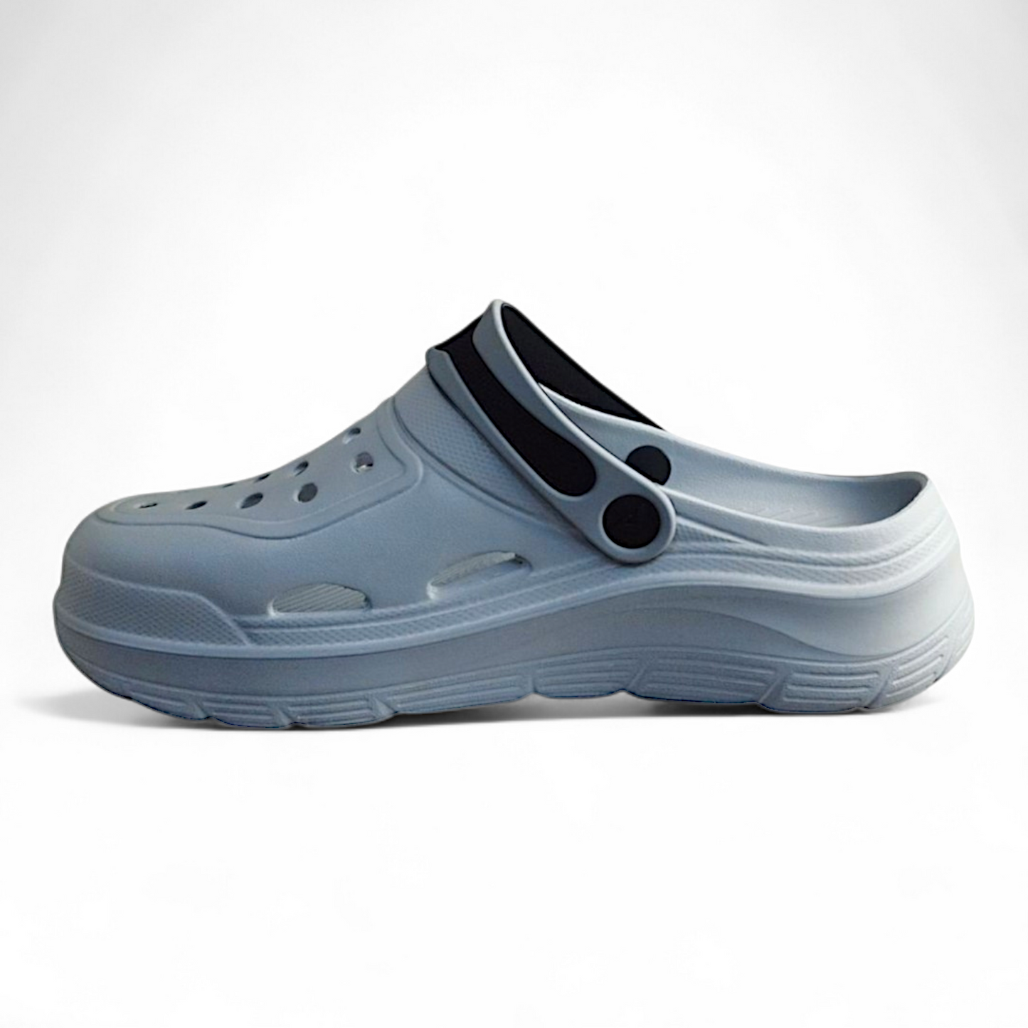 ADDA BOLD1 GREY Men's Clogs/Sandals