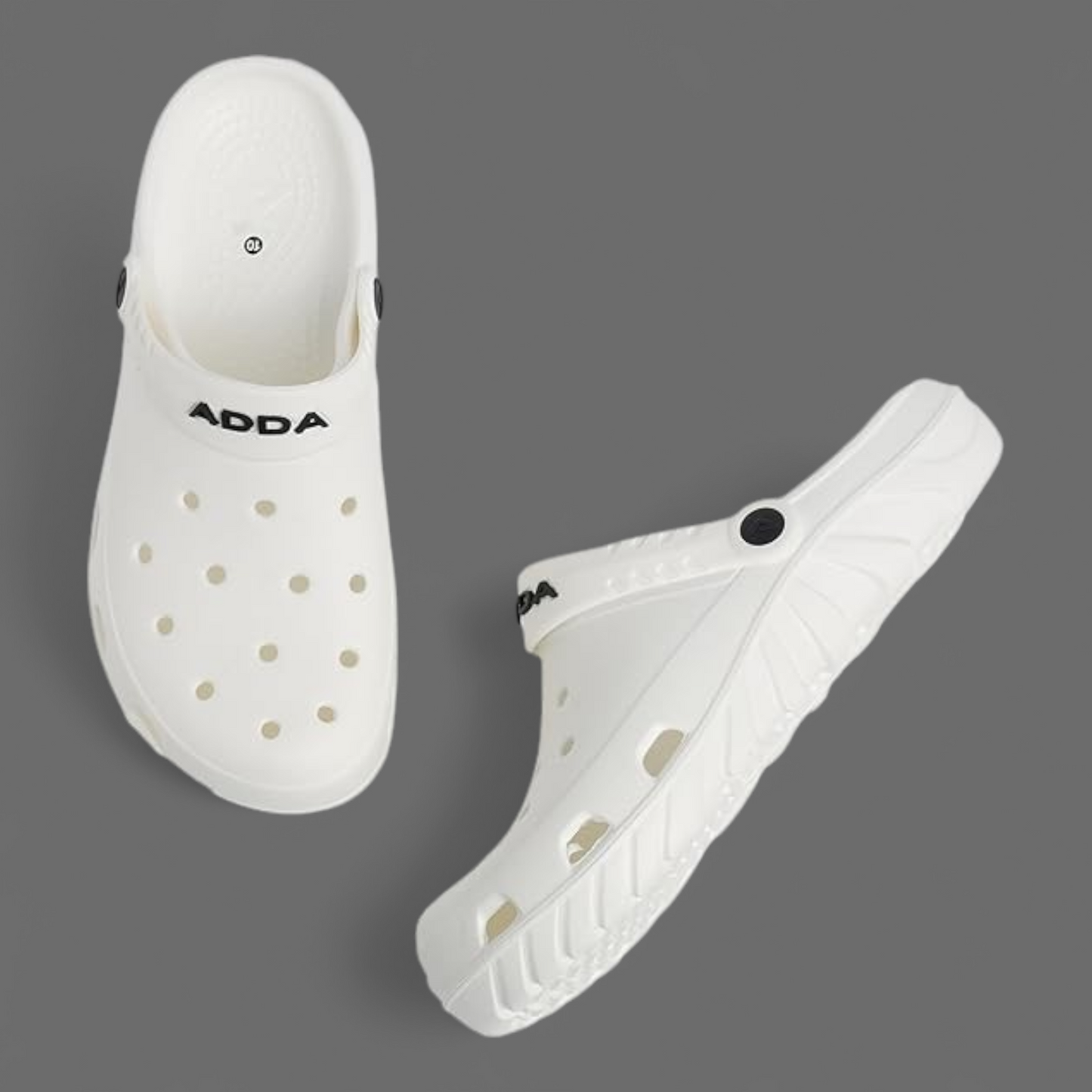 ADDA FIGHTER1 WHITE Men's Clogs/Sandals