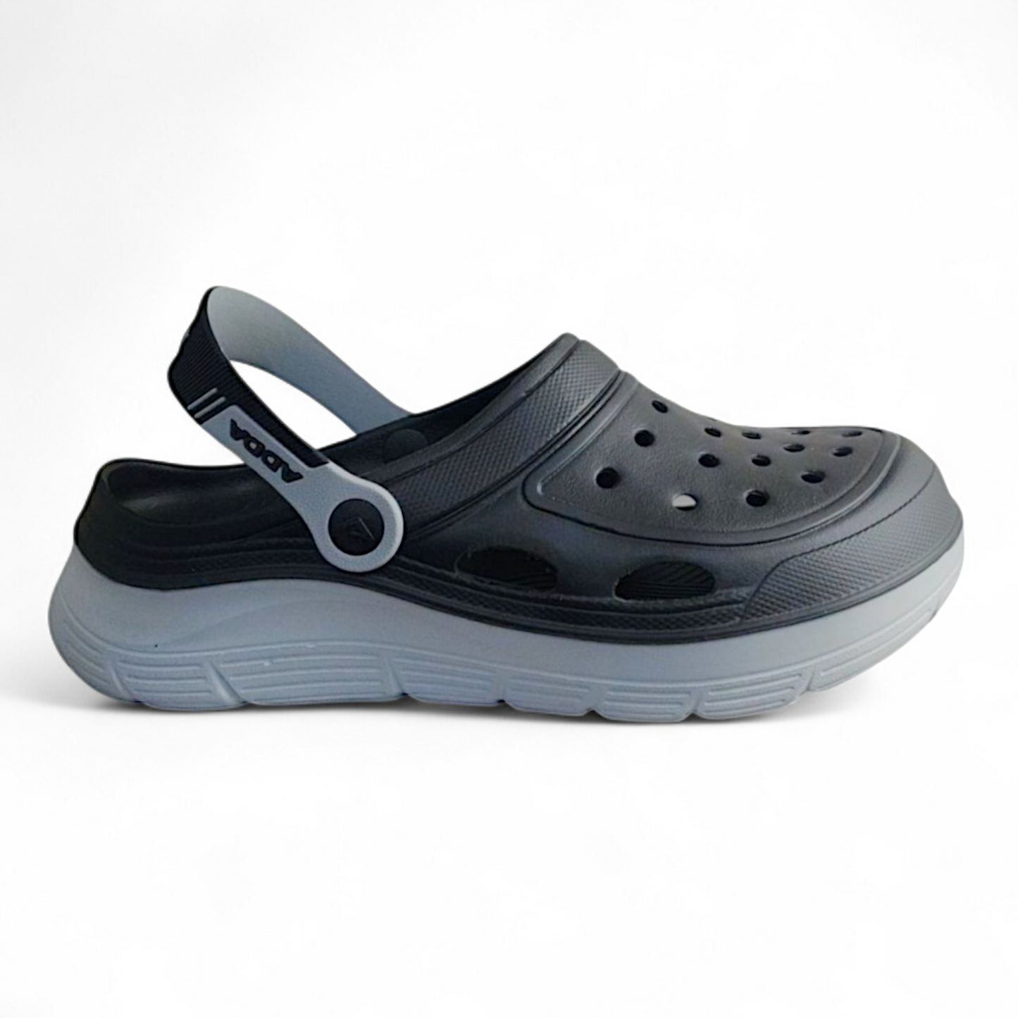 ADDA SPRINT01 BLACK Men's Clogs/Sandals