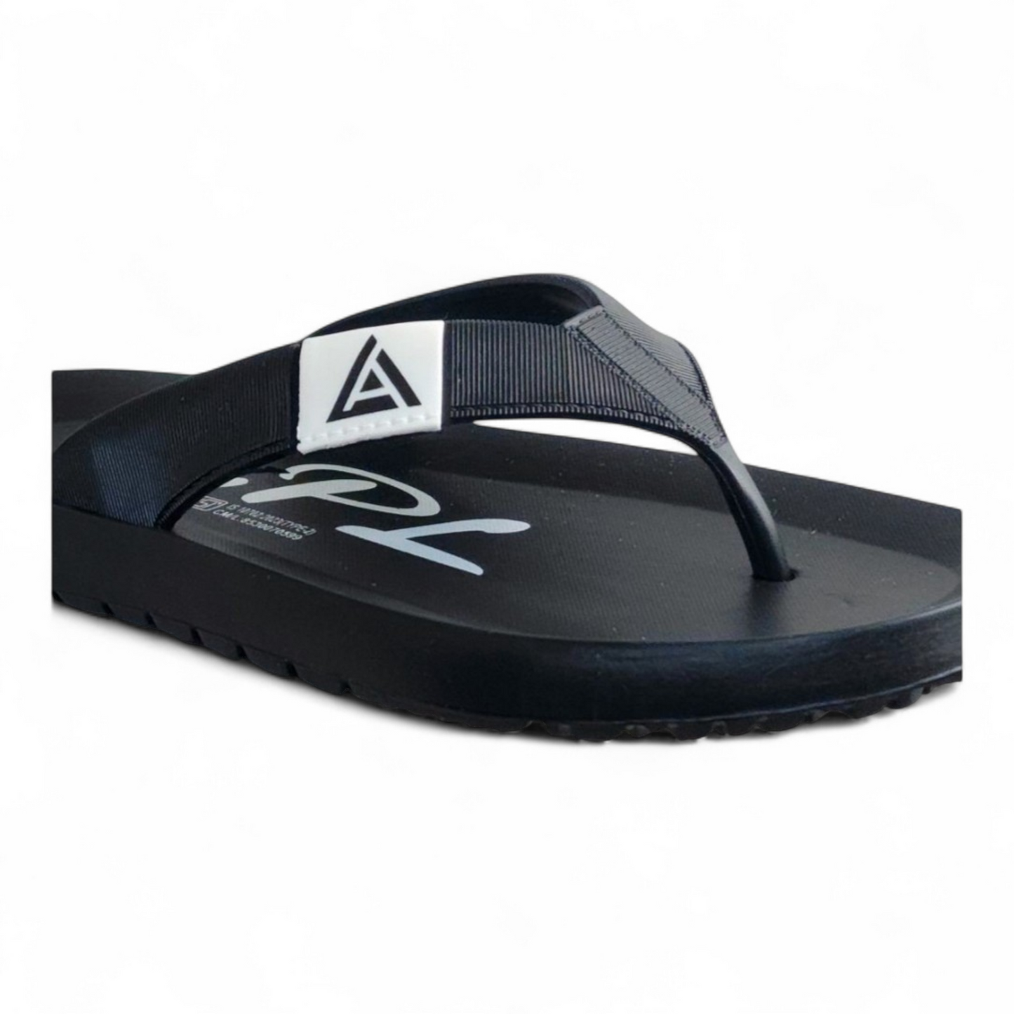 APL MISTRO BLACK/WHITE Men's Slippers/Chapple/Flip flop