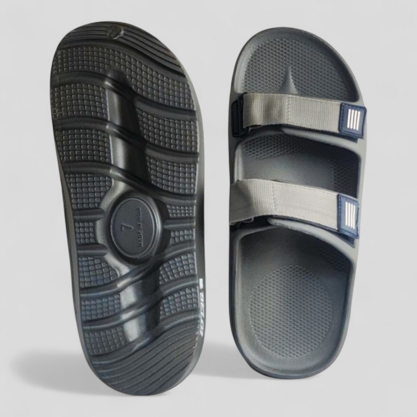 BELGI V101 GREY Men's Slides/Chapple/Slipper