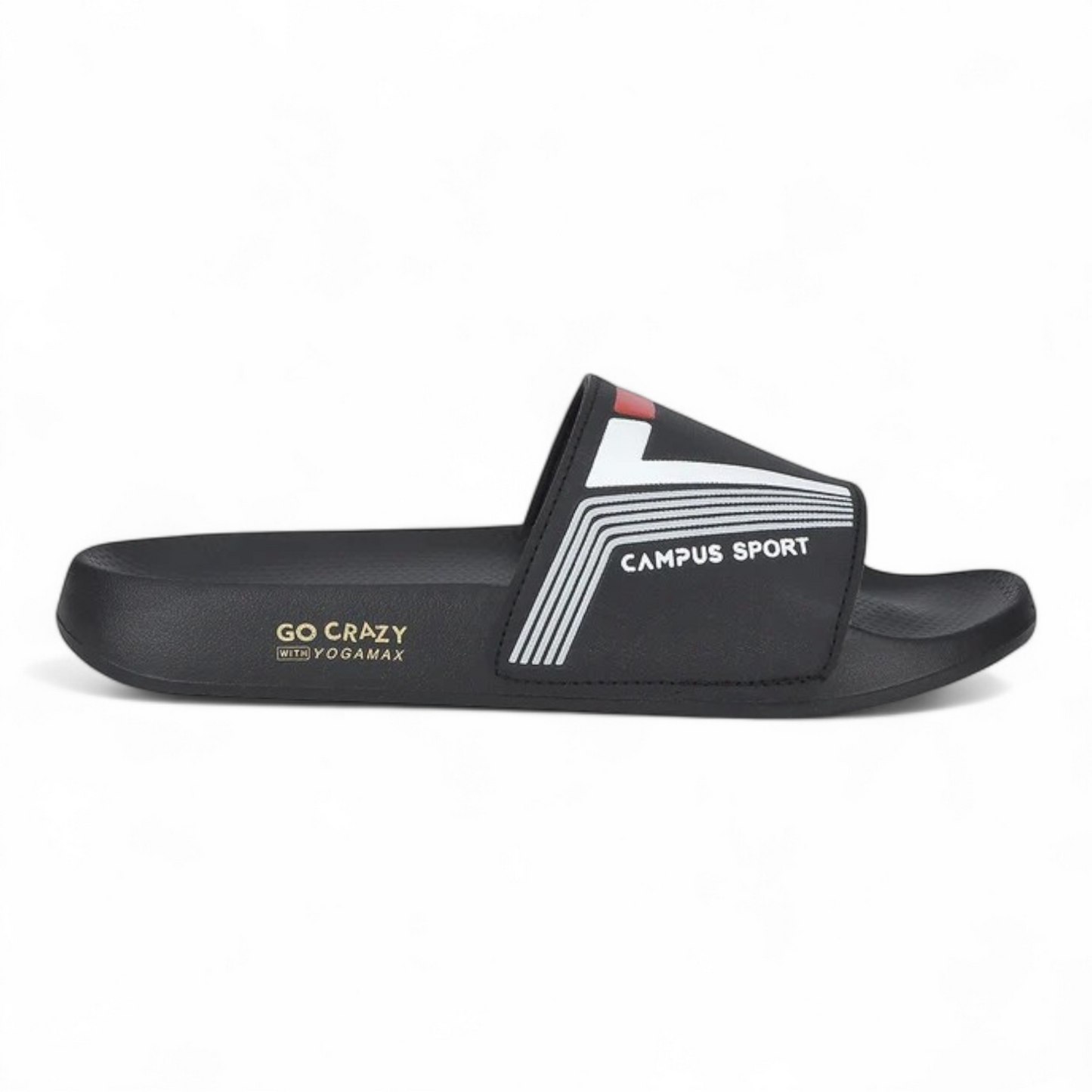 CAMPUS SL-439 BLACK/RED Men's Flipflop/Slides/Slipper