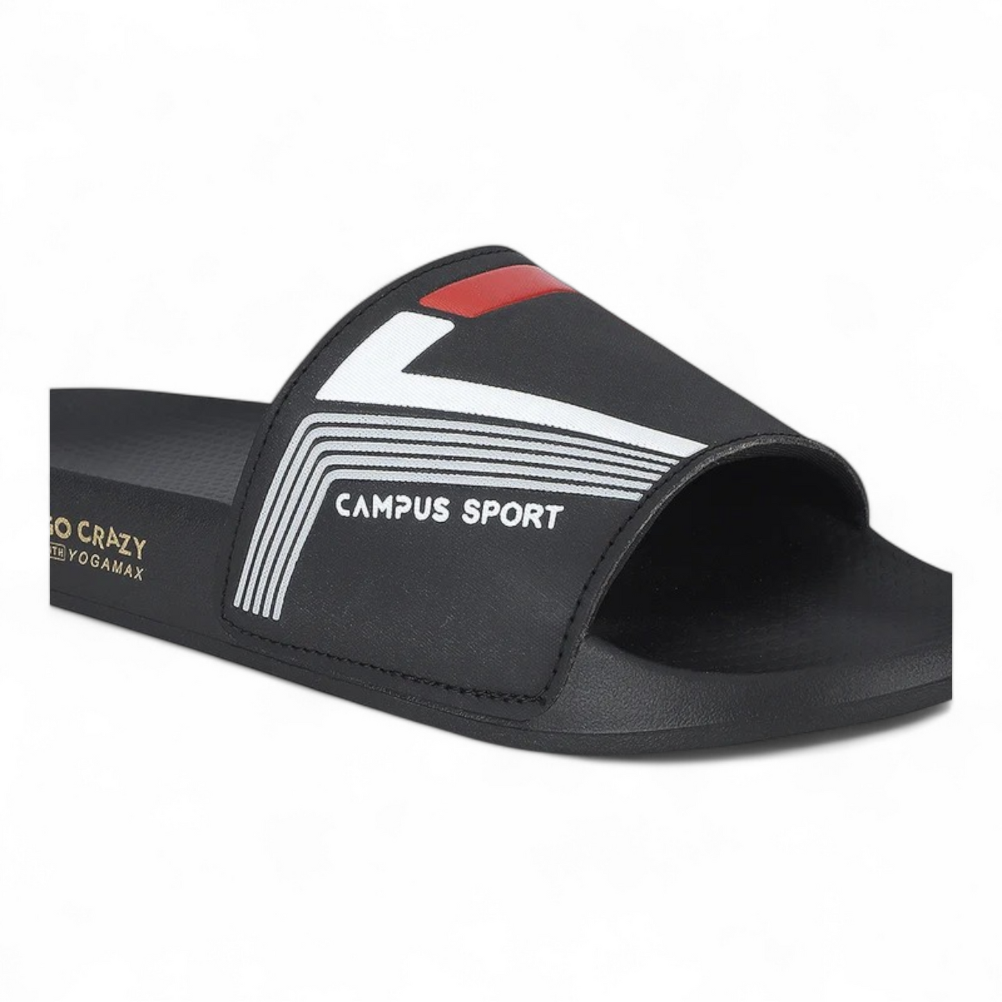 CAMPUS SL-439 BLACK/RED Men's Flipflop/Slides/Slipper