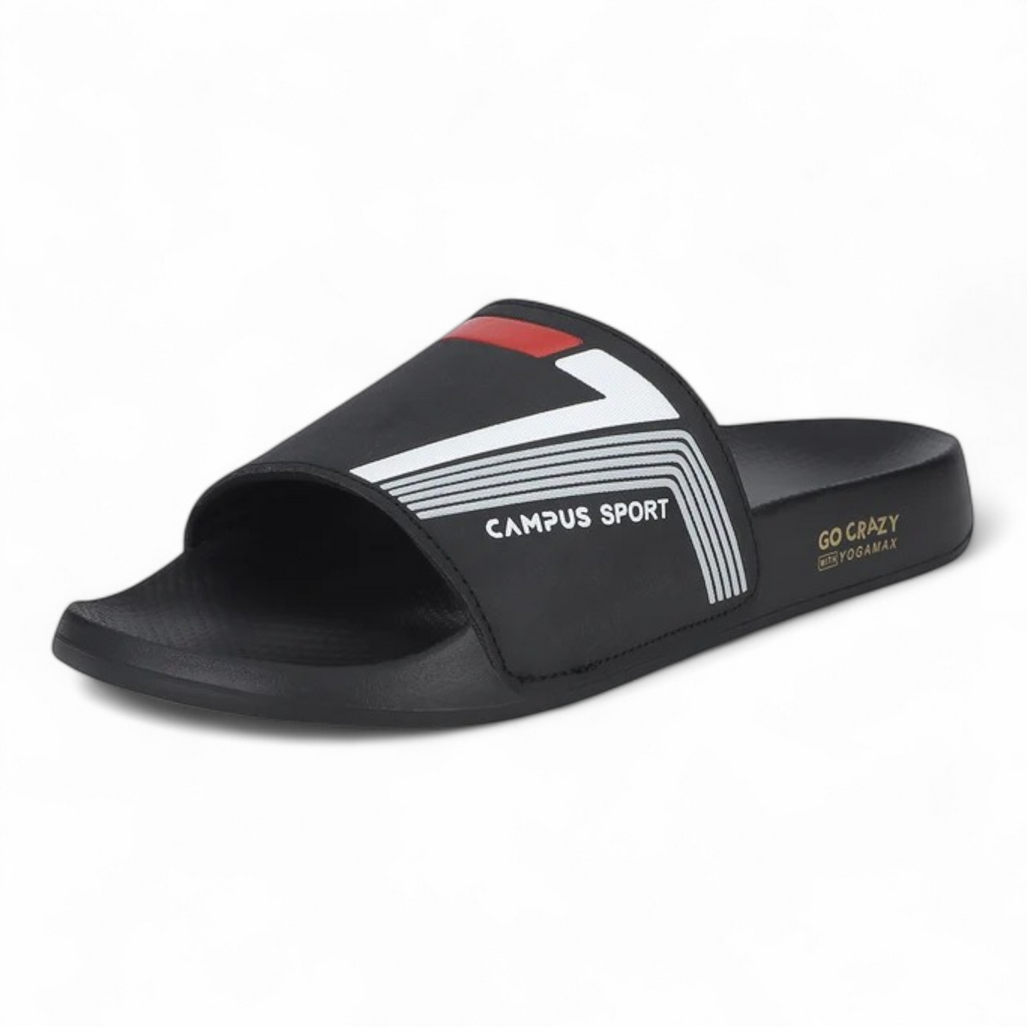 CAMPUS SL-439 BLACK/RED Men's Flipflop/Slides/Slipper
