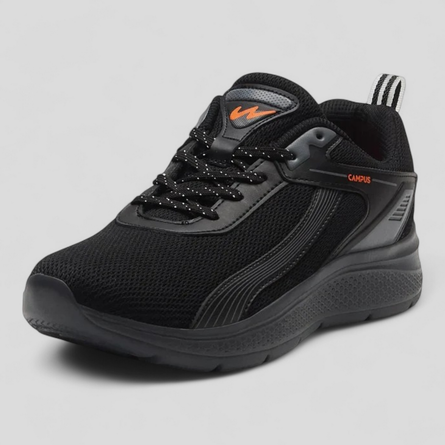 CAMPUS PORT BLACK/GREY Men's Sports Shoes