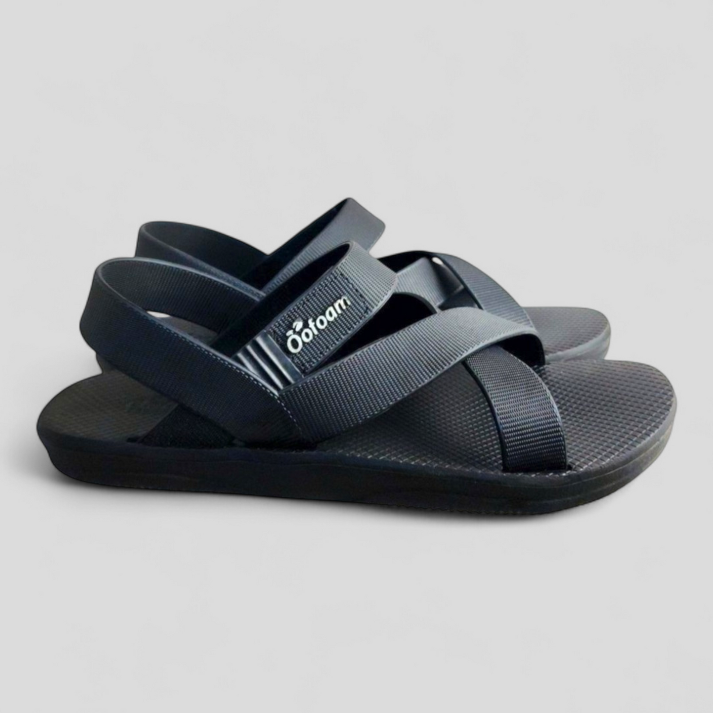 OOFOAM 655 BLACK Men's Sandals/Clogs