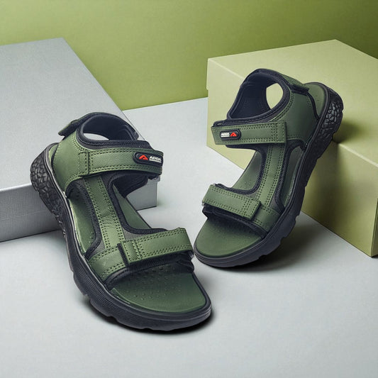 ADDA ICLOUDSDL1 OLIVE/BLACK Men's Sandals