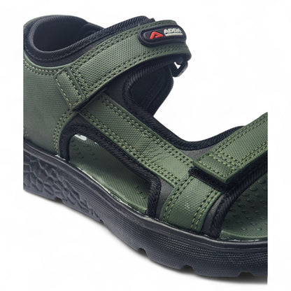 ADDA ICLOUDSDL1 OLIVE/BLACK Men's Sandals