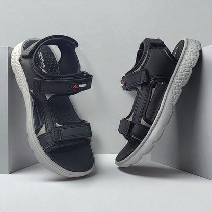 ADDA ICLOUDSDL1 BLACK/GREY Men's Sandals