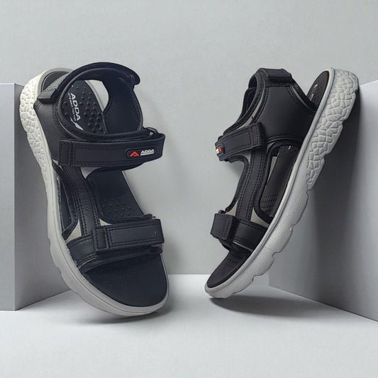ADDA ICLOUDSDL1 BLACK/GREY Men's Sandals