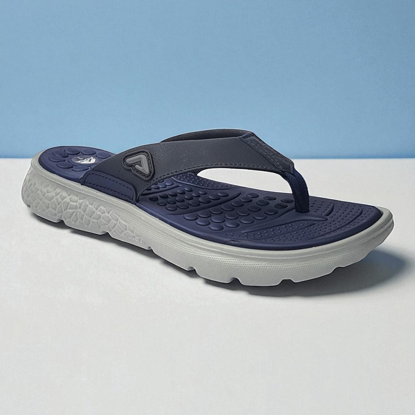 ADDA ARROW1 NAVY/GREY Men's Slipper/Chapple/Flip flop