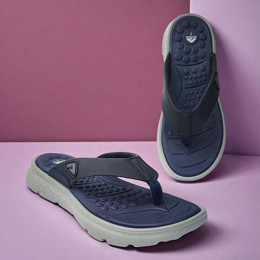 ADDA ARROW1 NAVY/GREY Men's Slipper/Chapple/Flip flop