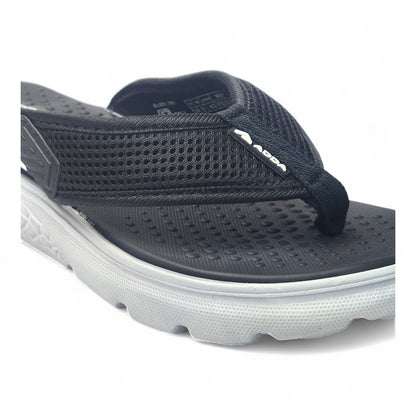 ADDA ICLOUD02 BLACK/GREY Men's Slipper/Chapple/Flip flop
