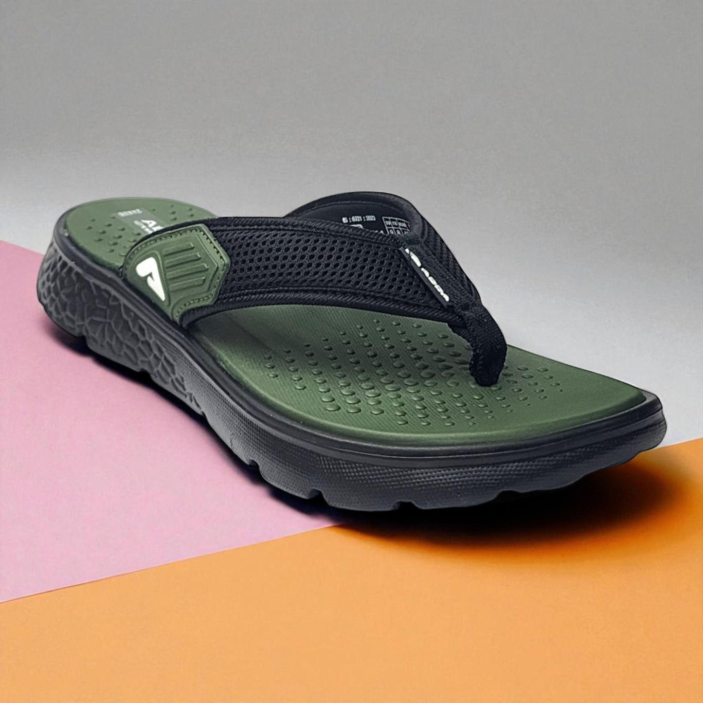 ADDA ICLOUD02 OLIVE Men's Slipper/Chapple/Flip flop