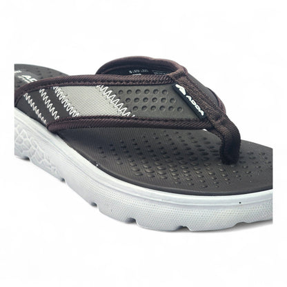 ADDA ICLOUD03 BROWN/GREY Men's Slipper/Chapple/Flip flop