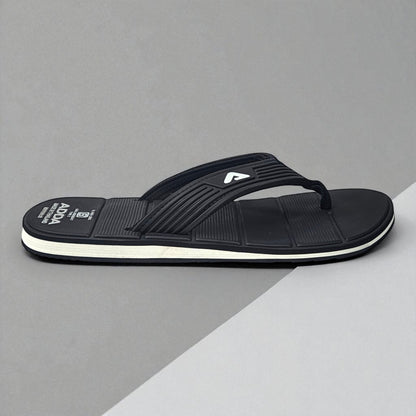 ADDA MATRIX BLACK Men's Slipper/Chapple/Flip flop