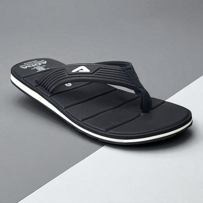 ADDA MATRIX BLACK Men's Slipper/Chapple/Flip flop