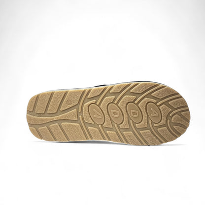 ADDA OMEGA4 BLACK/GREY Men's Slipper/Chapple/Flip flop