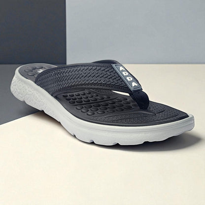ADDA PACIFIC1 BLACK/GREY Men's Slipper/Chapple/Flip flop