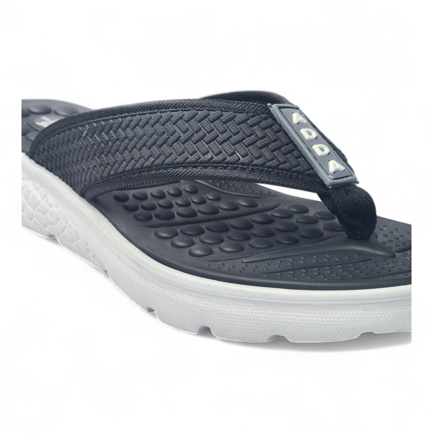 ADDA PACIFIC1 BLACK/GREY Men's Slipper/Chapple/Flip flop