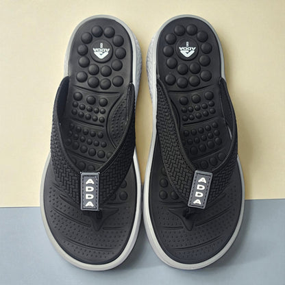 ADDA PACIFIC1 BLACK/GREY Men's Slipper/Chapple/Flip flop