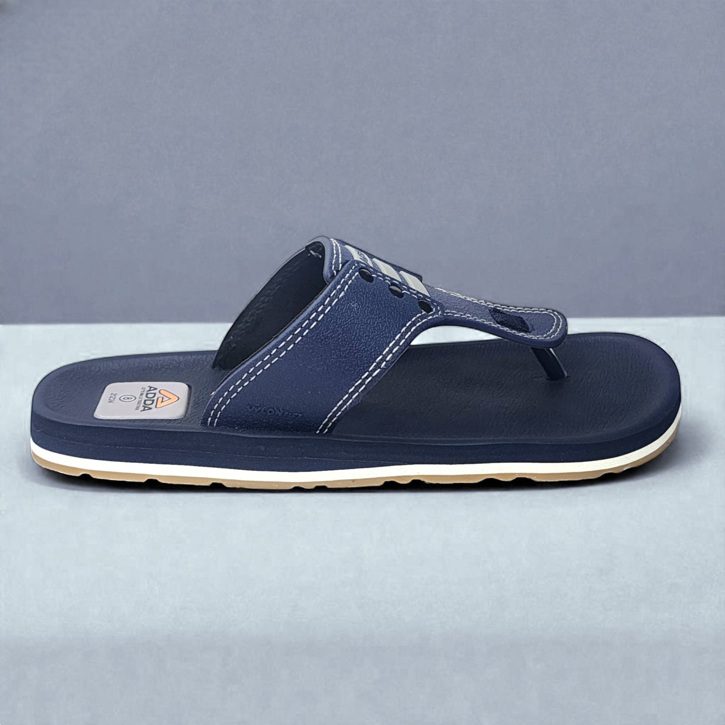 ADDA EXPLORER2 NAVY/GREY Men's Slipper/Chapple/Flip flop