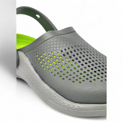 ALZADO ROGER GREY/GREEN Men's Clogs/Sandals