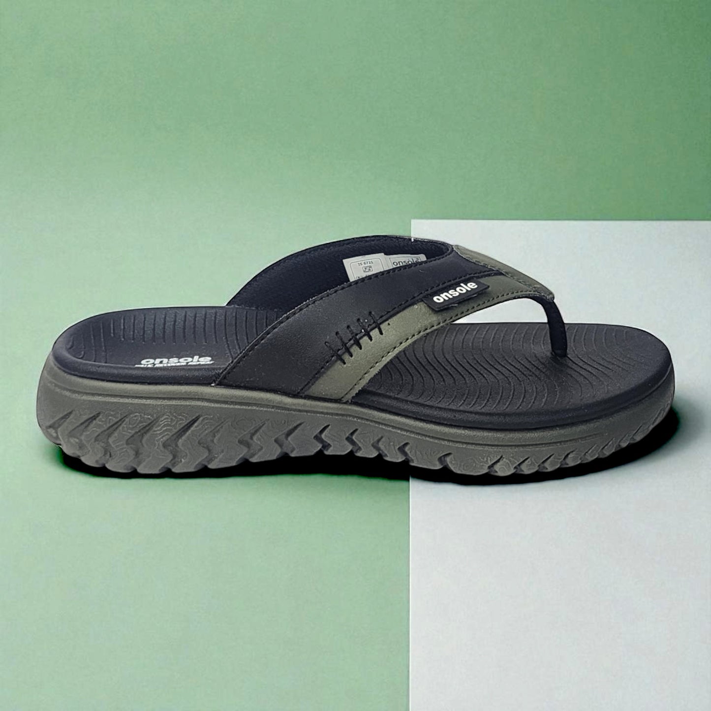 ONSOLE ADAM OLIVE/BLACK Men's Chapple/Slipper