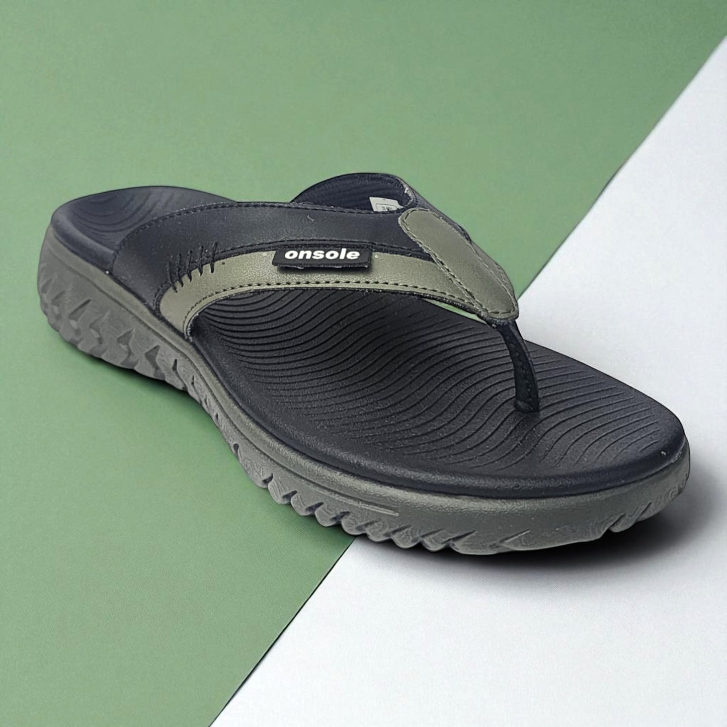 ONSOLE ADAM OLIVE/BLACK Men's Chapple/Slipper