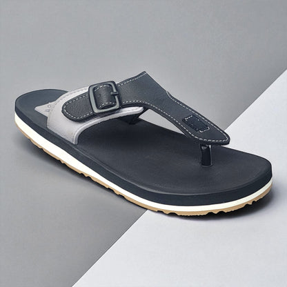 ADDA OMEGA01 BLACK Men's Slipper/Chapple/Flip flop