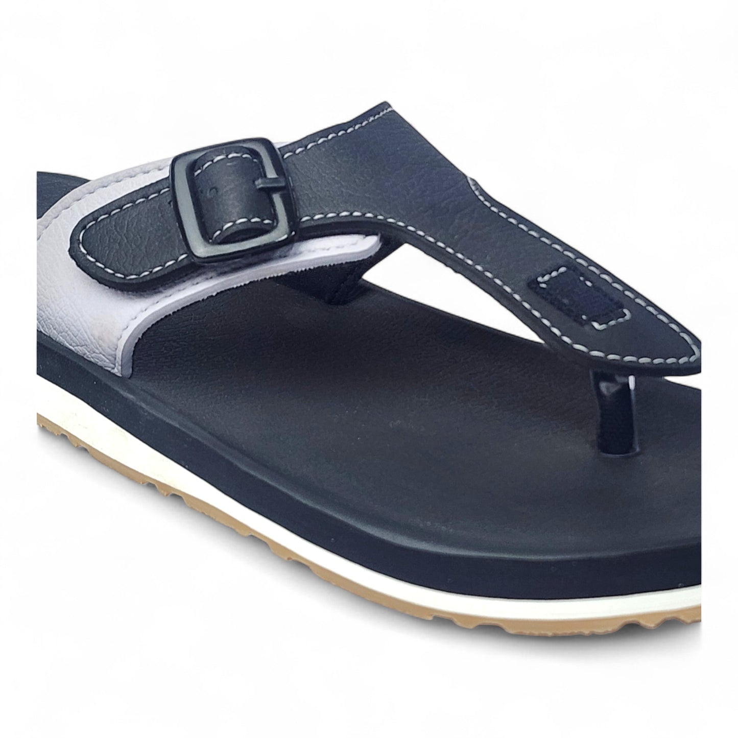 ADDA OMEGA01 BLACK Men's Slipper/Chapple/Flip flop
