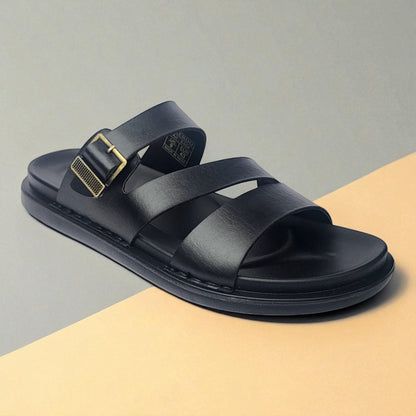 SKEROO 6404 BLACK Men's Leather Chapple