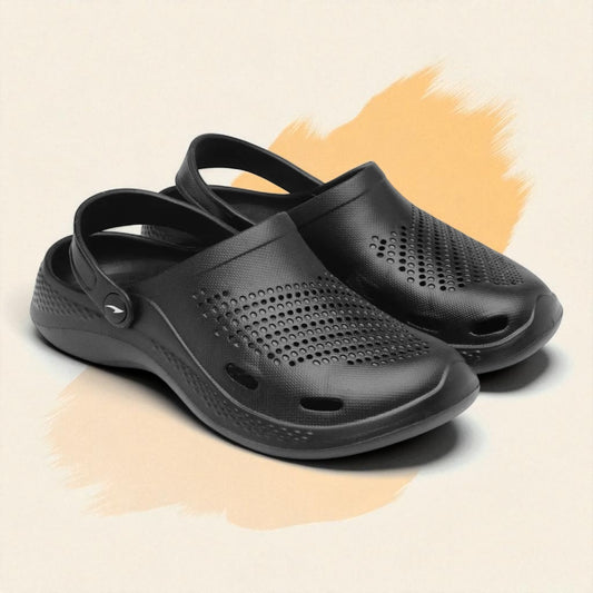 ASIAN AGC11 BLACK Men's Clogs/Sandals