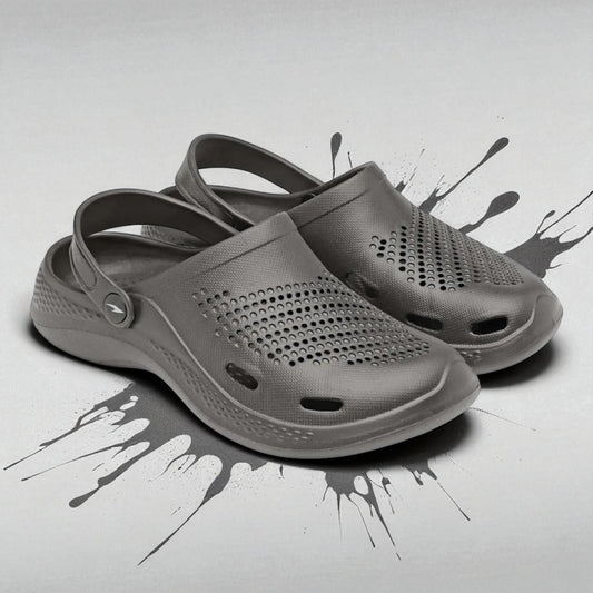 ASIAN AGC11 DARK GREY Men's Clogs/Sandals