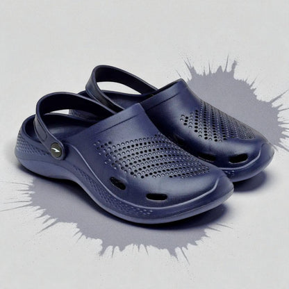 ASIAN AGC11 NAVY/BLUE Men's Clogs/Sandals