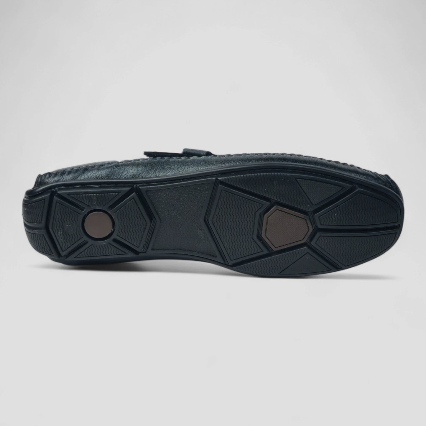 P&G N1404 Men's BLACK Slipon Sandal Extra Soft Sandal/Mojri/Ethnic Wear Leather With Adjustable Strap/Navratri Fashion Footwear.