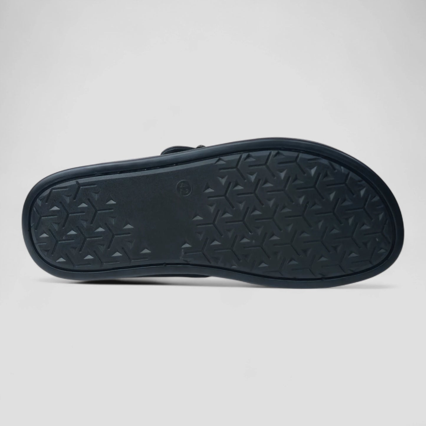 SKEROO 6408 Men's BLACK Chappal/Flip flop/Slipper Extra Soft Chappal Slipper Ethnic Wear Leather With Adjustable Buckle Strap Navratri Fashion Footwear.