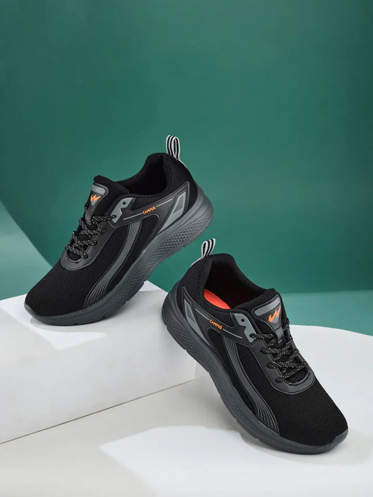 CAMPUS PORT BLACK/GREY Men's Sports Shoes