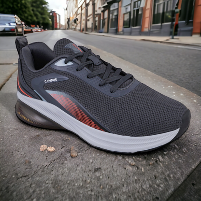 CAMPUS BONUS GREY/ORANGE Running Shoes For Men