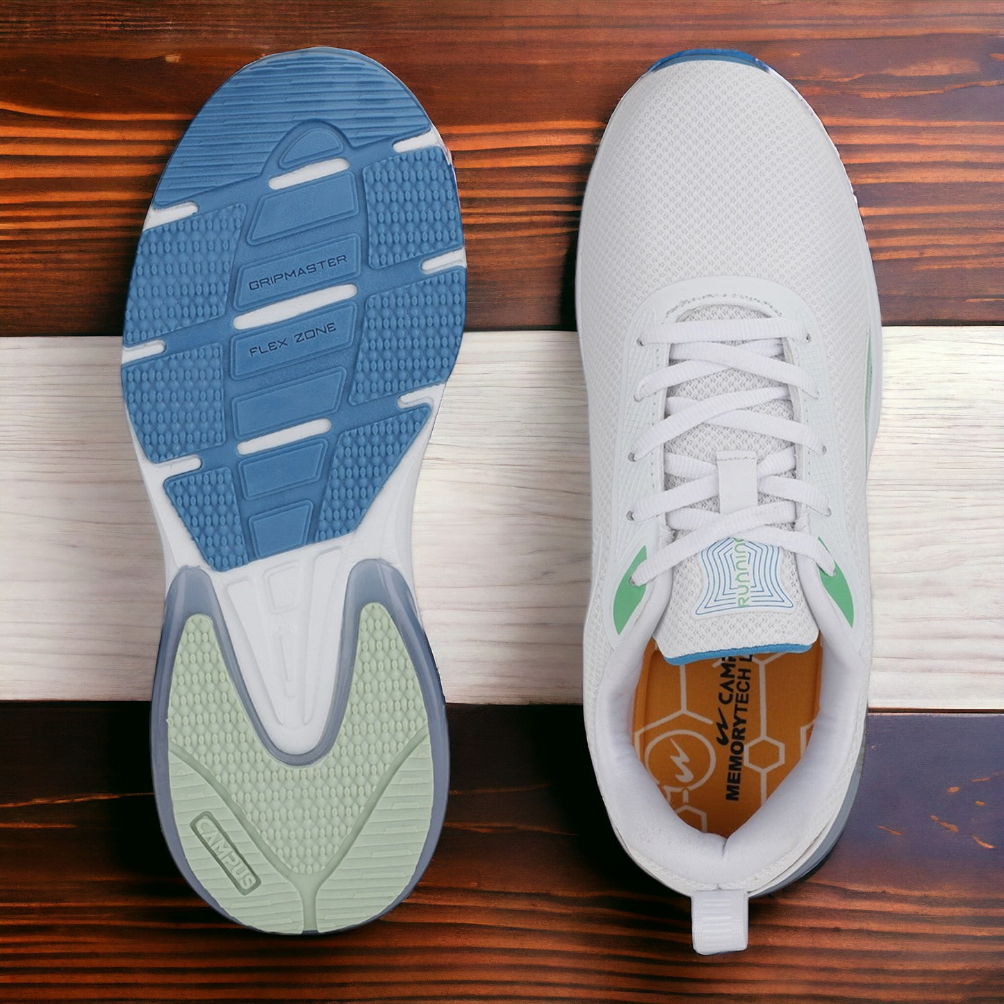 CAMPUS BONUS WHITE/SKY Running Shoes For Men