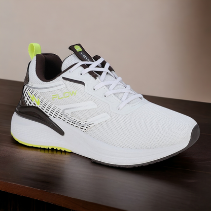 CAMPUS FLOWPRO WHITE/BROWN Men's Running Shoes
