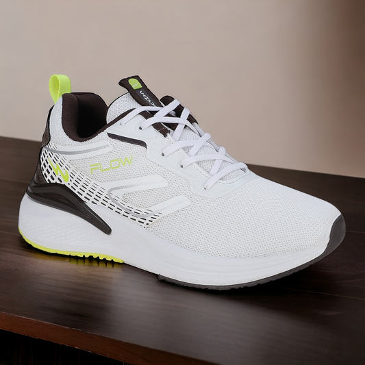 CAMPUS FLOWPRO WHITE/BROWN Men's Running Shoes