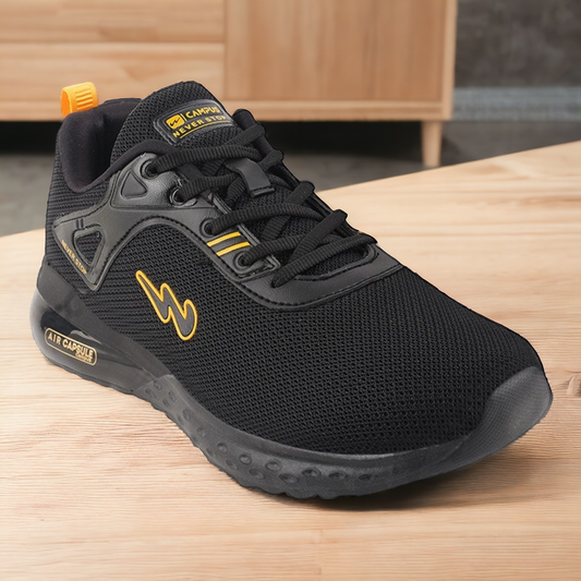 CAMPUS GAMMA BLACK MUSTAD Men's Running Shoes